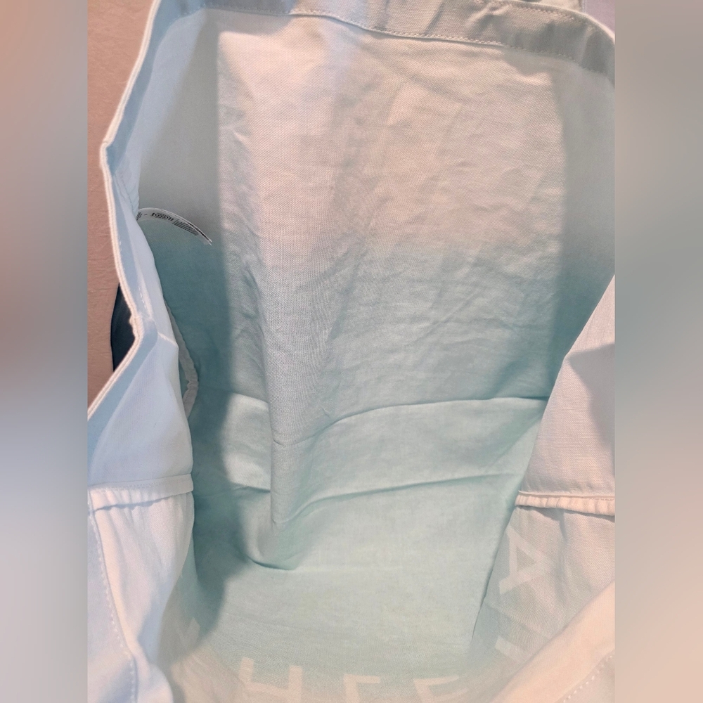 NWT Large Athleta Teal Ombré Coastal Beach, Gym Tote Everyday Bag - Picture 6 of 9